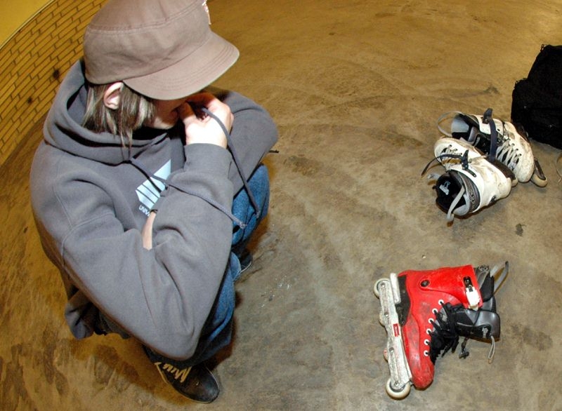 Rachard Johnson skates