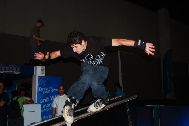 roll to up of the ramp to 180 top sould down the box