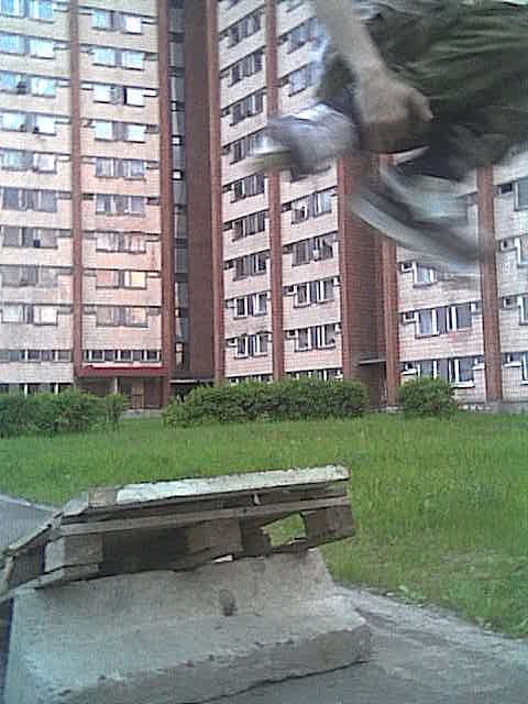 первый месяц катания на роликах