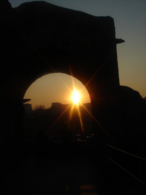 в зоопарке красивый закат...=)