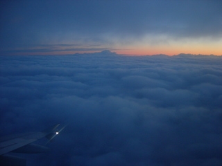 облочка вид из самолета)