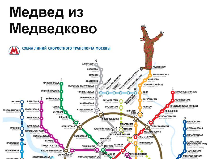 медвед из медведково!