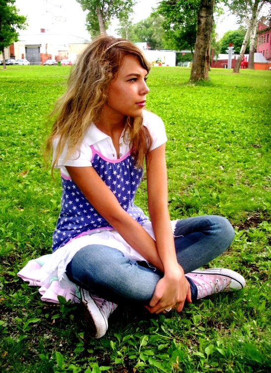 сижу на травке