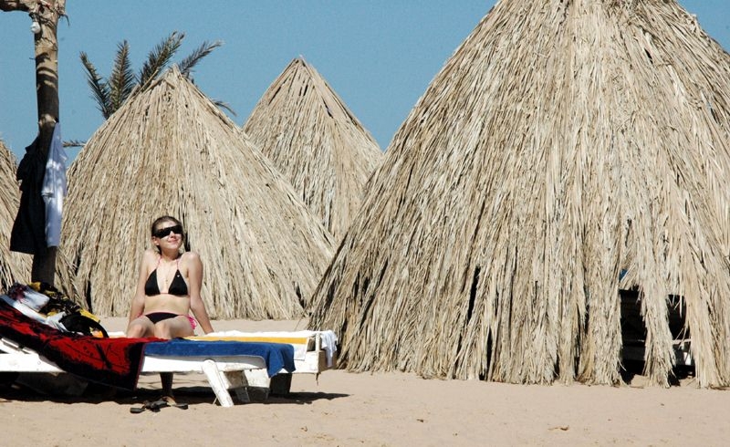 Тамара на пляжу