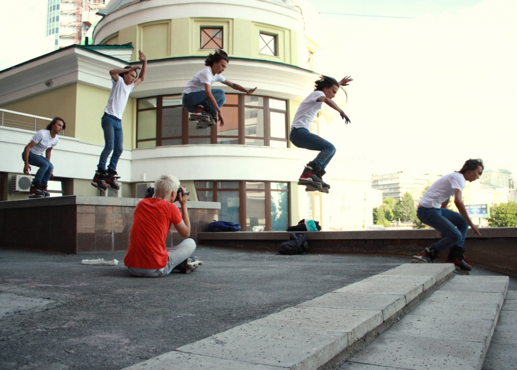 hop to flat to mute air grab